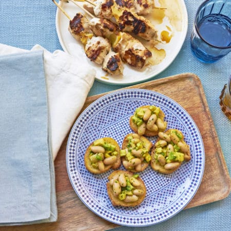 Avocado And Cannellini Bean Crostini With Gremolata / Mia / Katie Workman / themom100.com