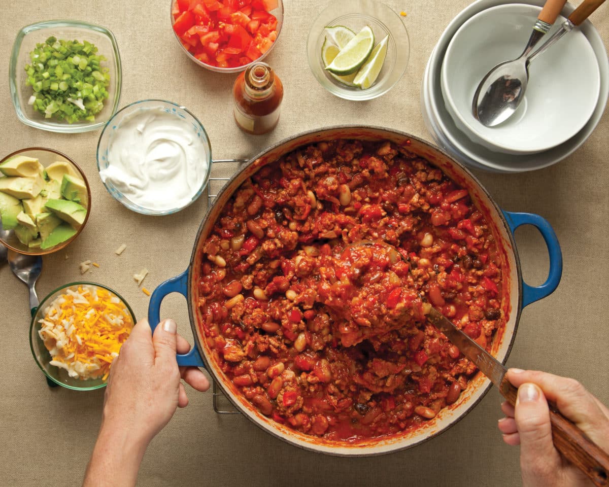 30 Minute Ground Turkey Chili Recipe - Taste and Tell