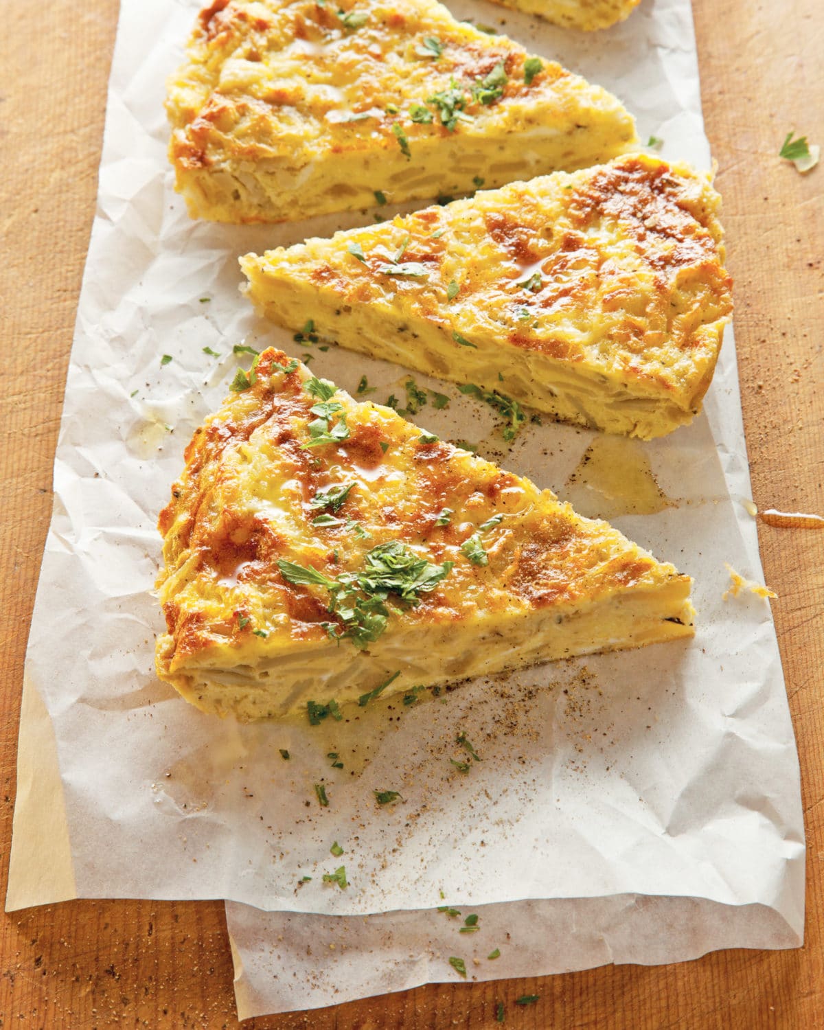 Vegetable Frittata / Photo by Todd Coleman / Katie Workman / themom100.com