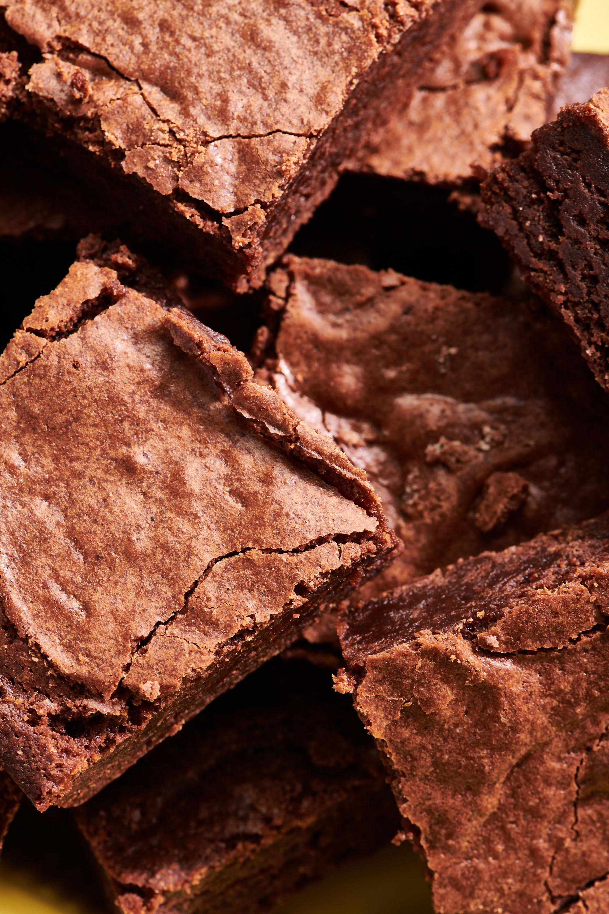 Stacked Fudgy Brownies.