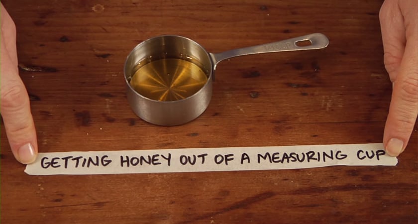 Getting Honey Out of a Measuring Cup
