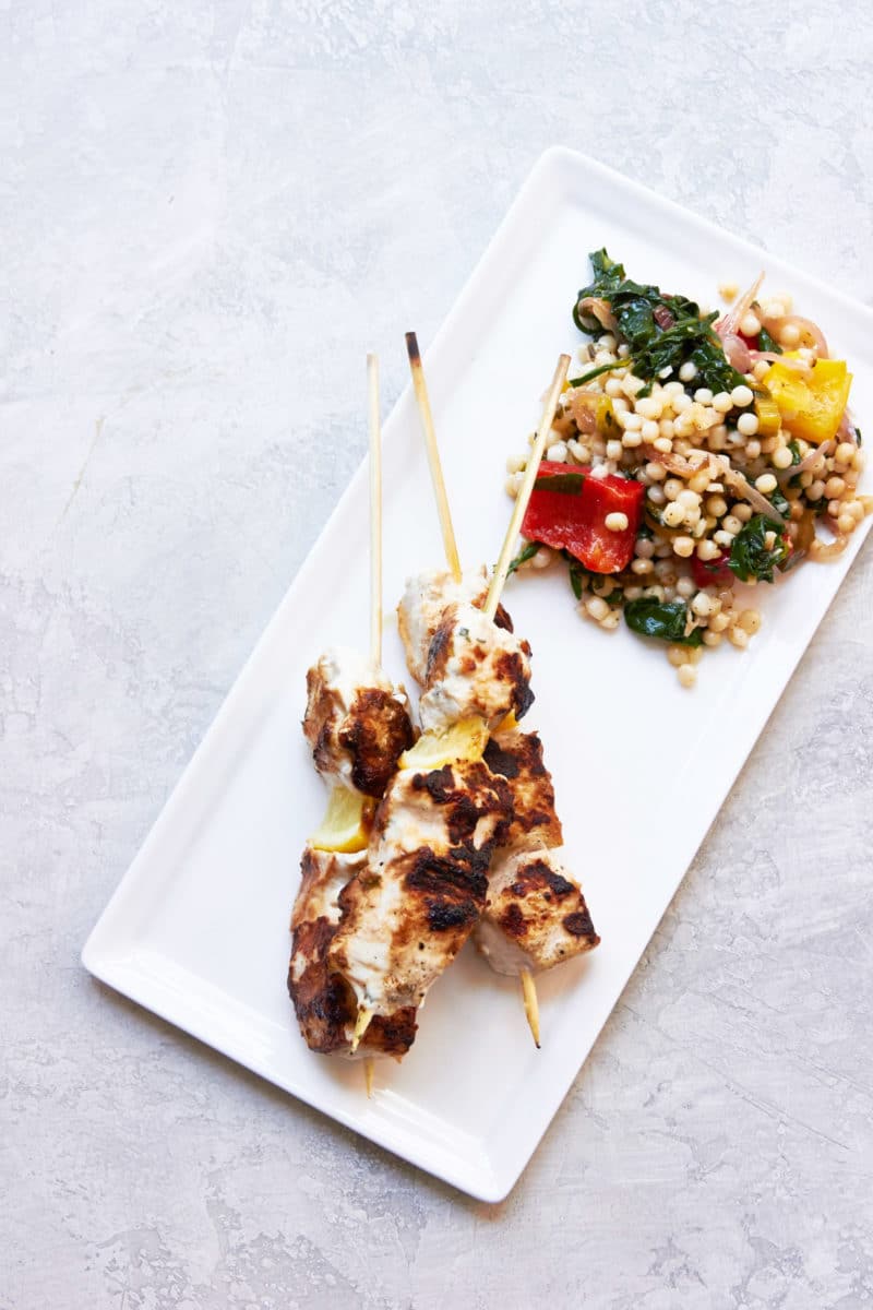 Fork-In-The-Road Marinated Chicken Kebabs / Mia / Katie Workman / themom100.com