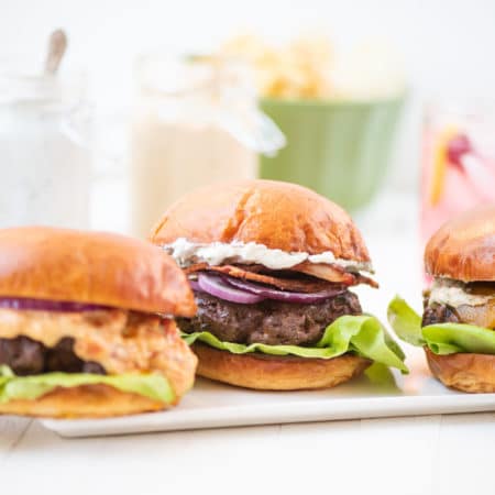 Fork-in-the-Road Burgers (with a Kick) / Cheyenne Cohen / Katie Workman / themom100.com