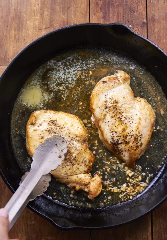 Pan Sauce Chicken / Mia / Katie Workman / themom100.com