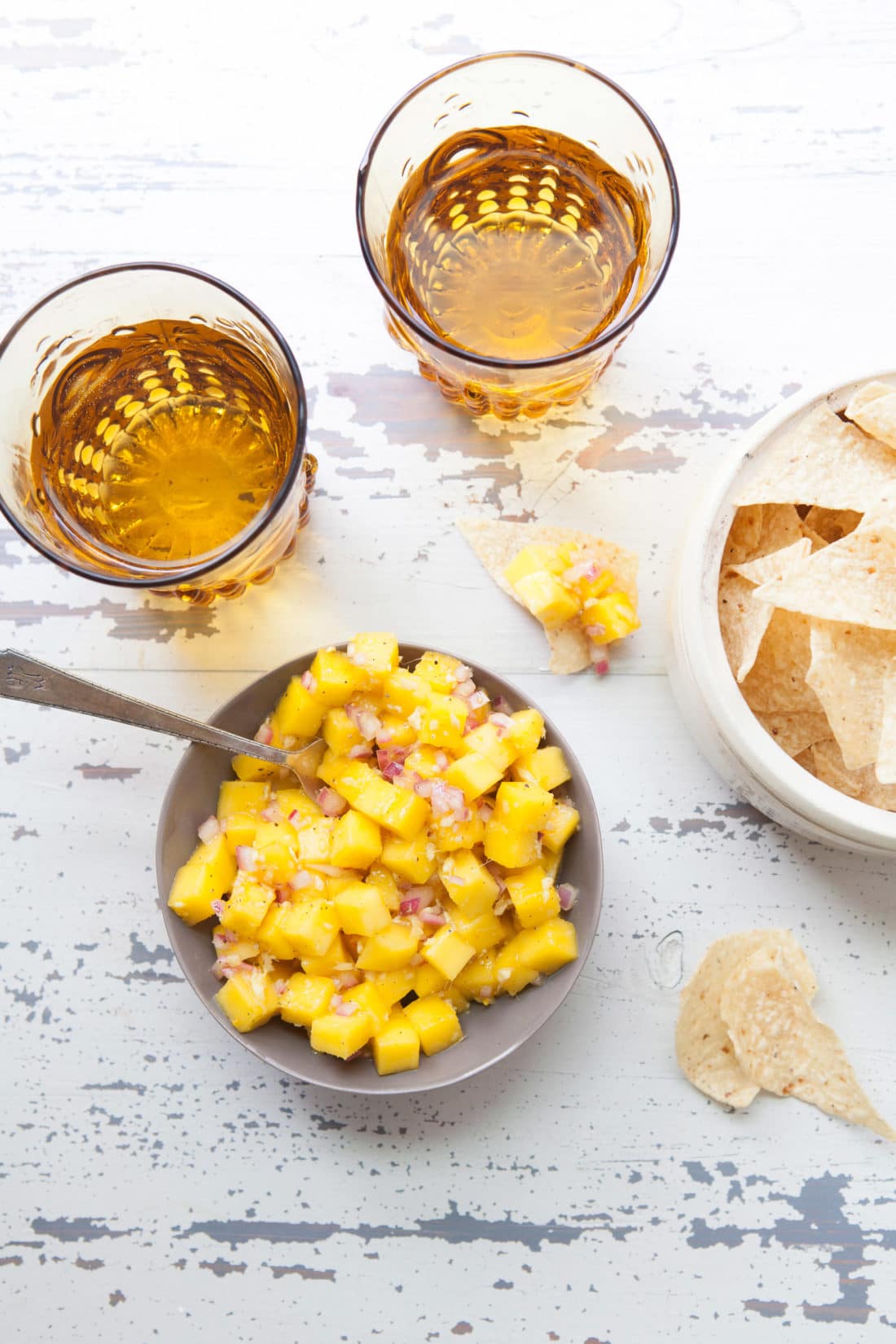 Citrusy Mango Ginger Salsa / Photo by Kerri Brewer / Katie Workman / themom100.com