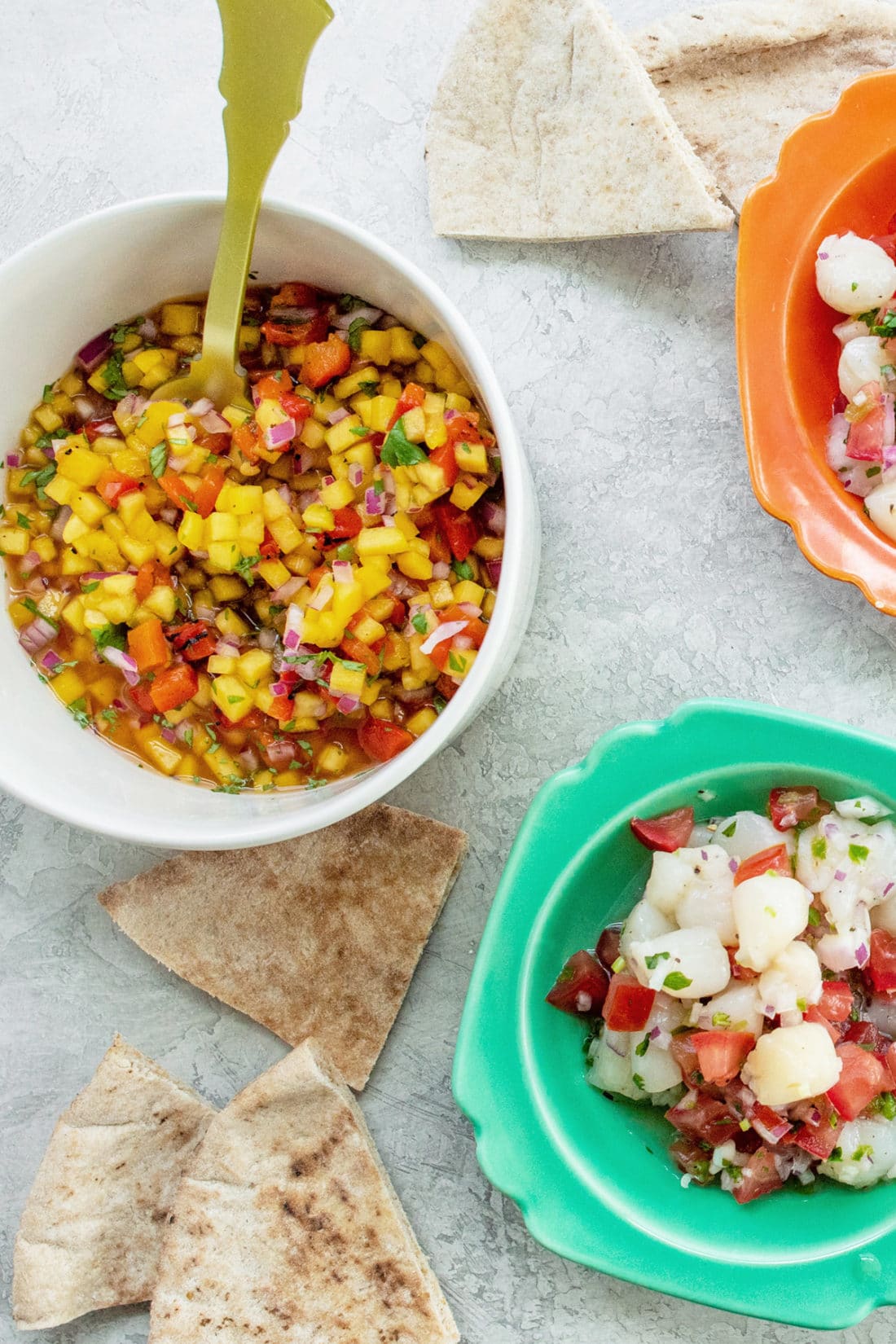 Easy Peach Salsa / Katie Workman / themom100.com / Photo by Cheyenne Cohen