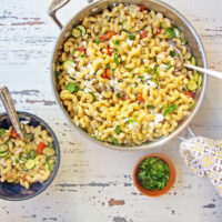5 Ingredient Pasta #4: Whole Grain Penne with Zucchini, Tomato and Feta / Mandy Maxwell / Katie Workman / themom100.com