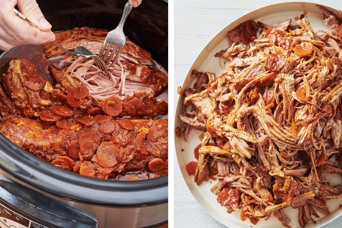 Easy Slow Cooker Barbecue Pulled Pork Loin Recipe The Mom 100