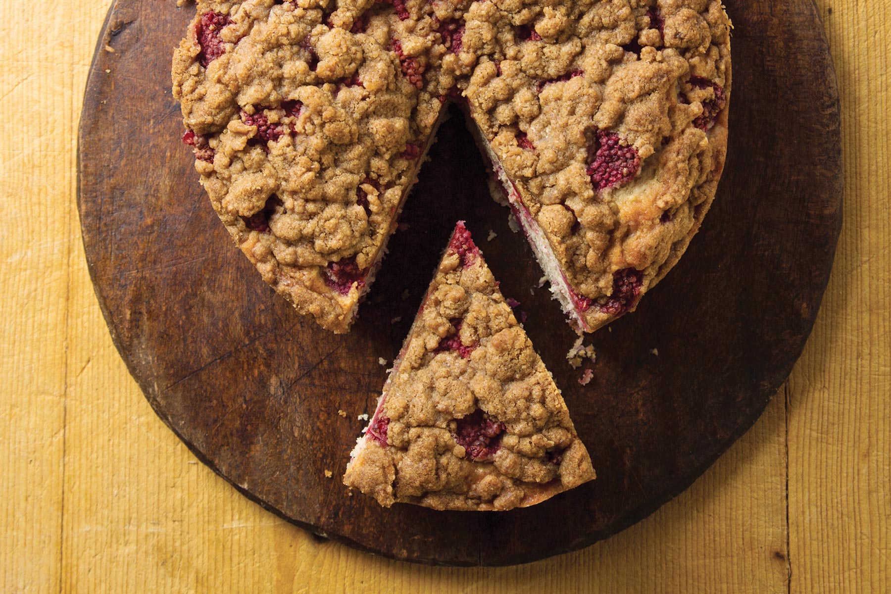 Raspberry Streusel Coffee Cake