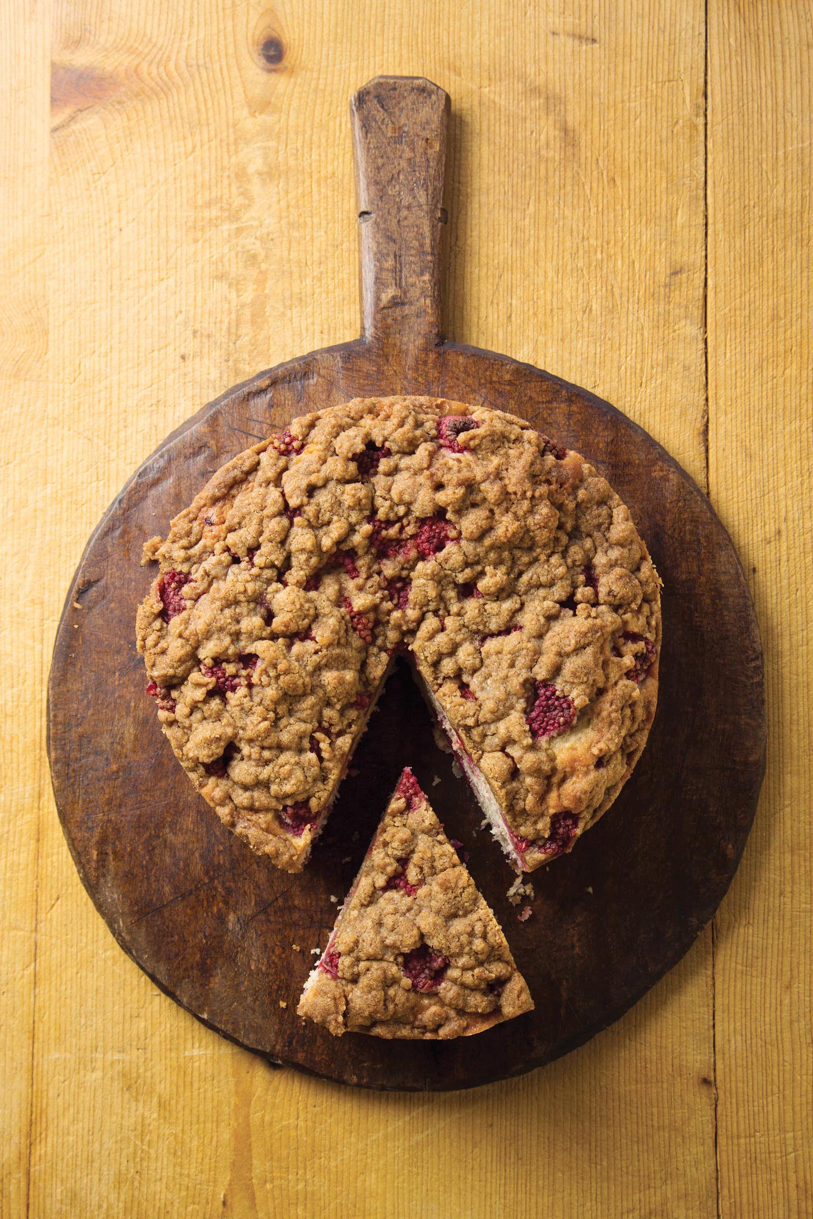 Raspberry Streusel Coffee Cake