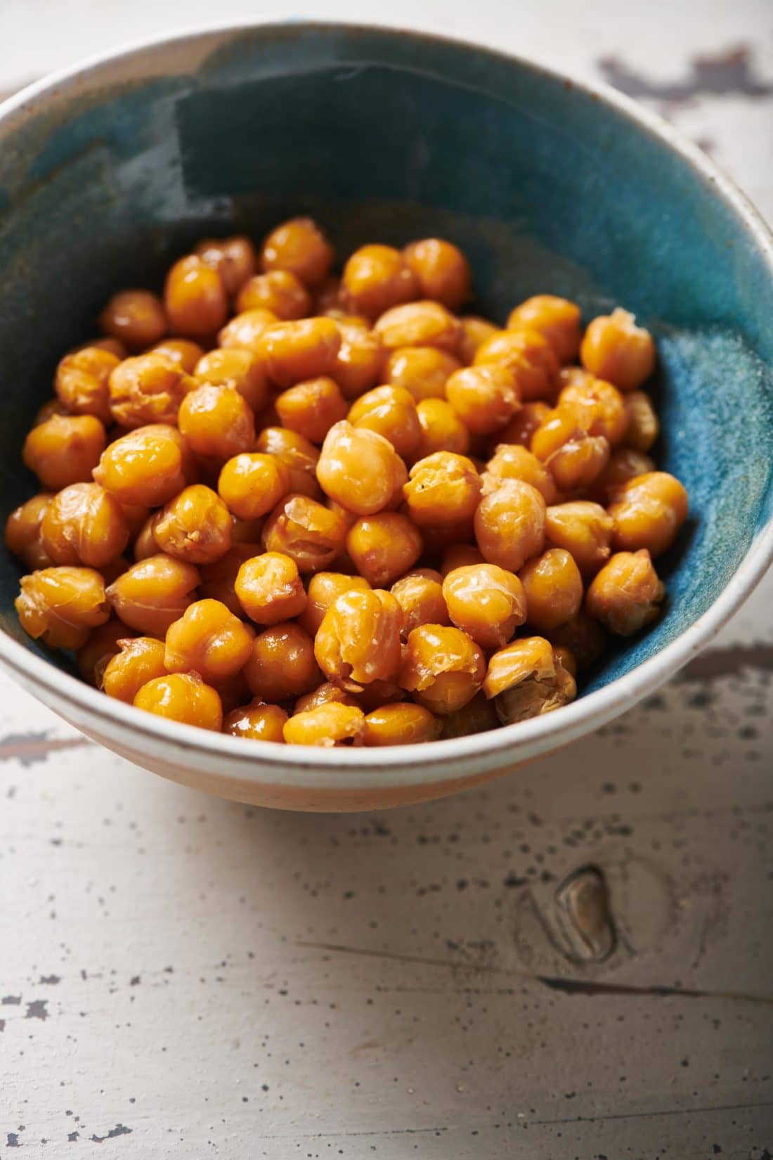 Bowl of Roasted Chickpeas.