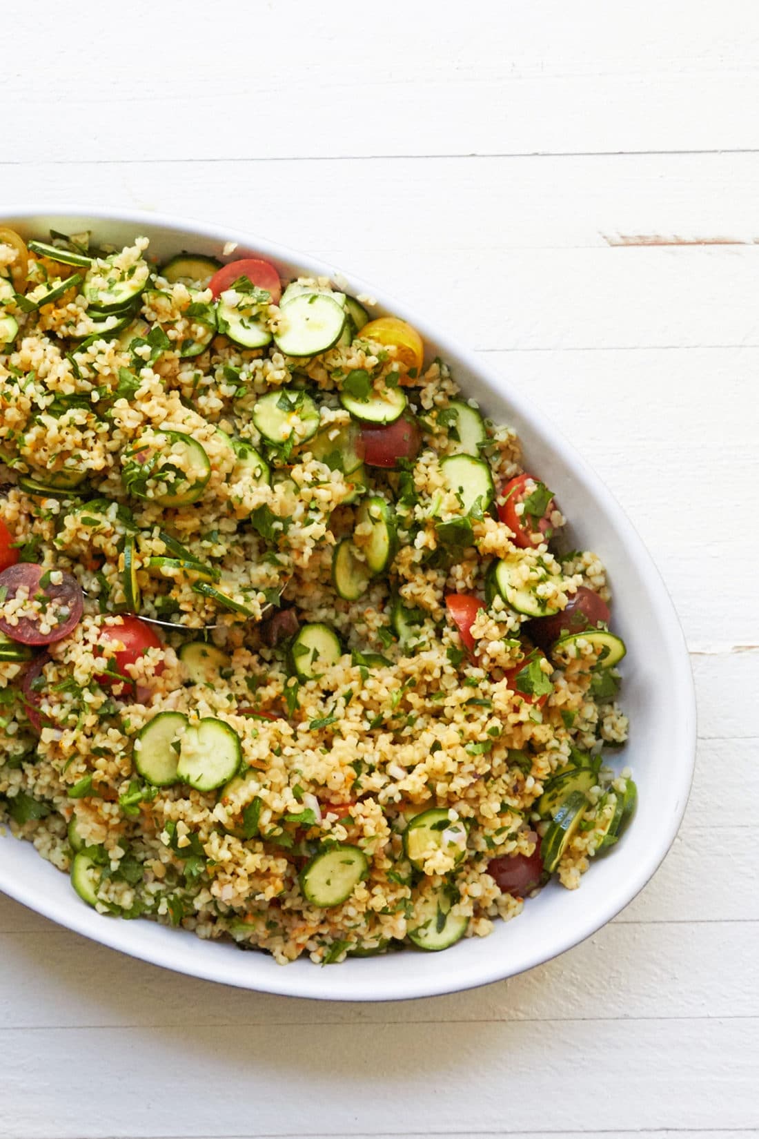 Bulgur Wheat Salad / Mia / Katie Workman / themom100.com