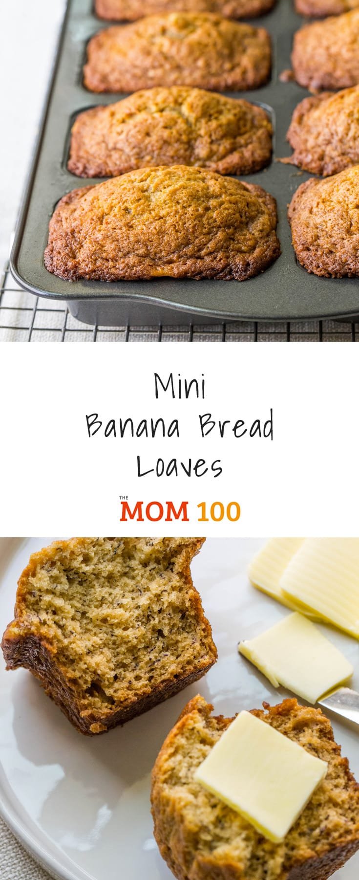 Mini Banana Bread Loaves Recipe The Mom 100 The Mom 100