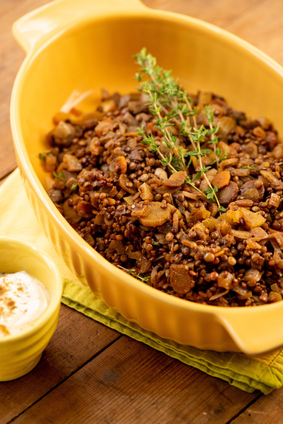 Lentils and Carrots with Dried Apricots
