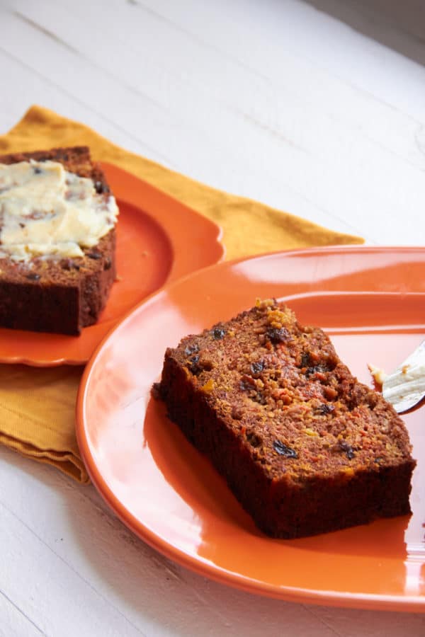 Carrot Raisin Bread / Mia / Katie Workman / themom100.com