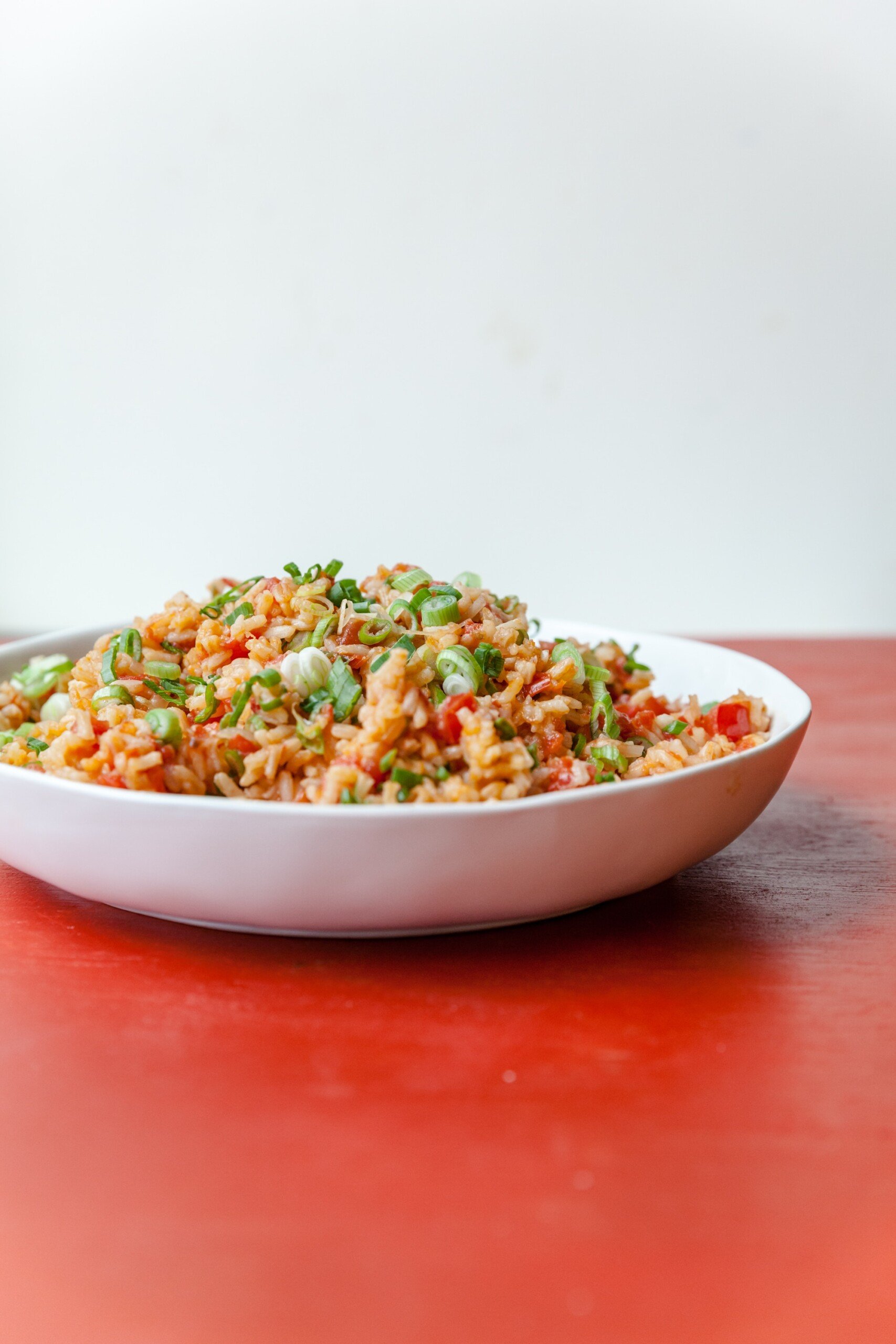 Tomato Scallion Rice / Carrie Crow / Katie Workman / themom100.com