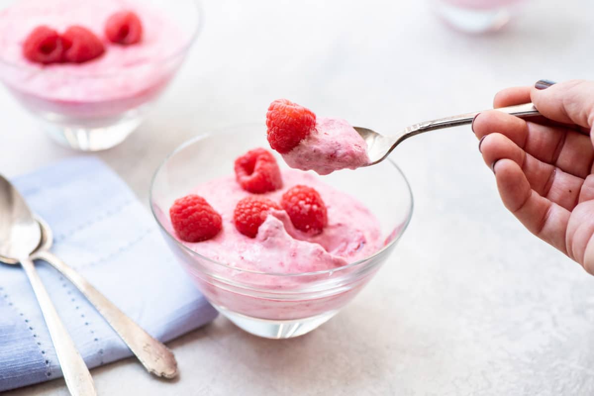 Crushed raspberry creams recipe