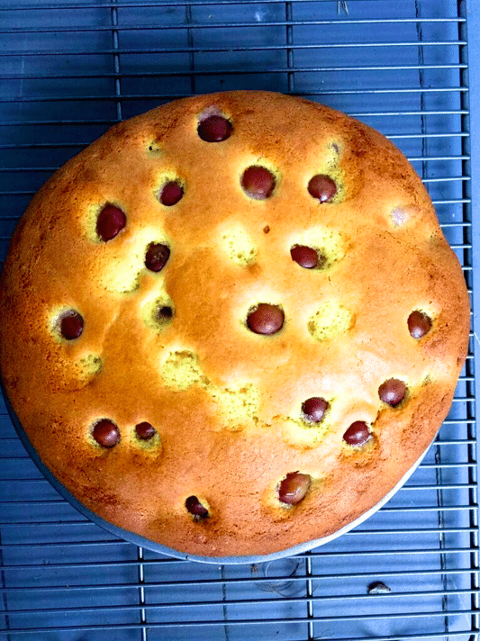 Grape Buttermilk Cake