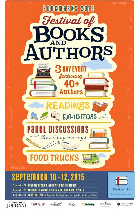 Flyer for the 2015 Festival of Books and Authors.