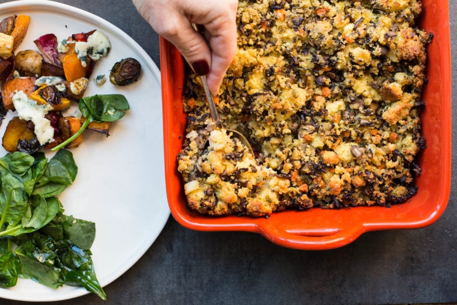 Cornbread Stuffing / Sarah Crowder / Katie Workman / themom100.com