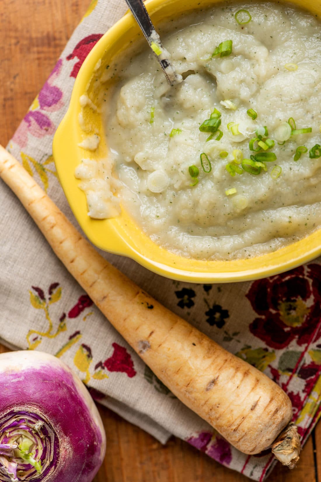 Rutabaga and Parsnip Puree