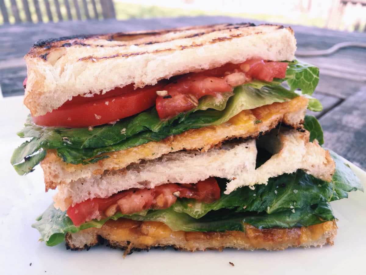 The Ultimate BLT Grilled Cheese / Katie Workman / themom100.com