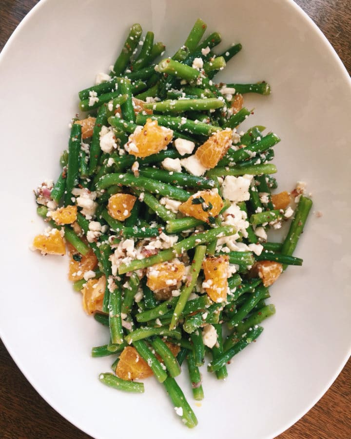 Green Bean Salad with Clementine Oranges and Feta The Mom 100 The Mom 100