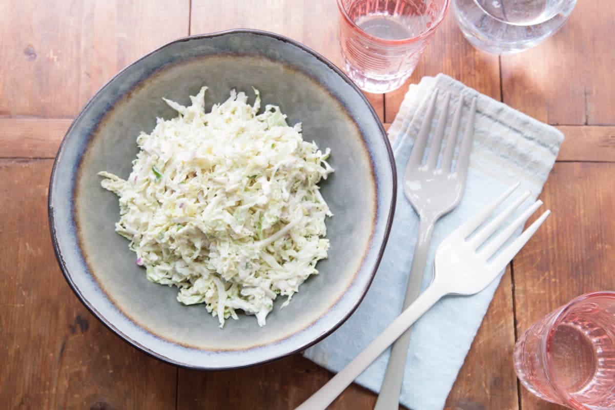 Spicy Cole Slaw / Photo by Kerri Brewer / Katie Workman / themom100.com