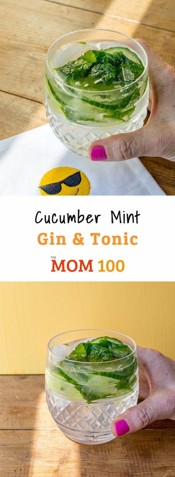 gin and tonic with mint and cucumber for mom 100