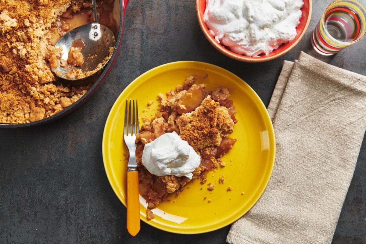 Favorite Streusel Apple Crisp