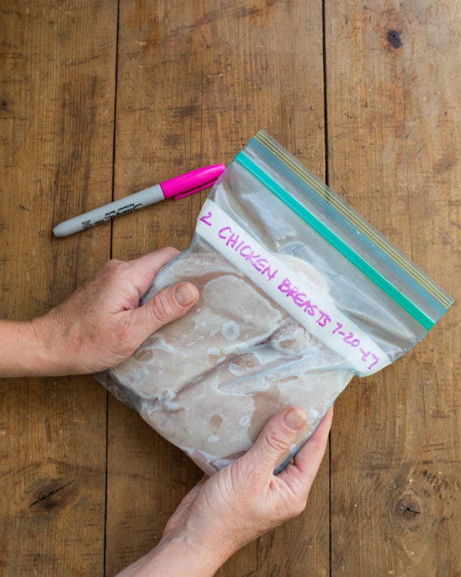 How to Safely Thaw Frozen Chicken / Sarah Crowder / Katie Workman / themom100.com