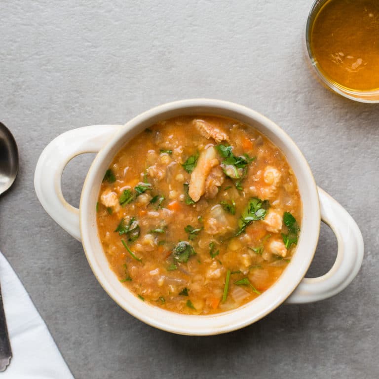 Red Lentil, Fennel and Chicken Slow Cooker Soup / Sarah Crowder / Katie Workman / themom100.com
