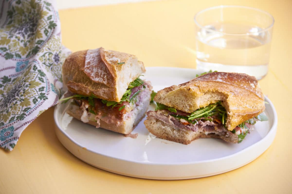 Prosciutto and Pork Banh Mi / Katie Workman / themom100.com