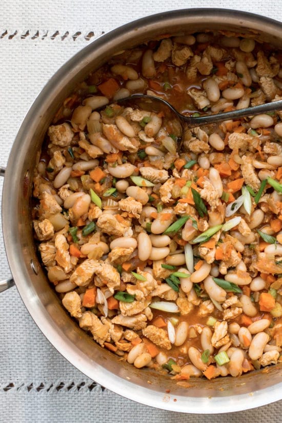 Buffalo Chicken and White Bean Chili