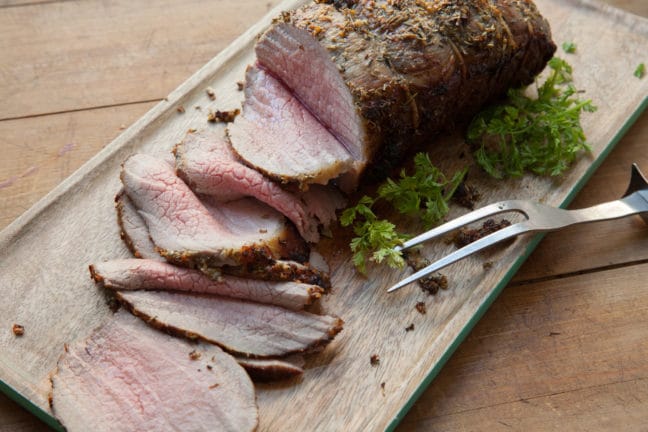 Roast Beef with Thyme and Rosemary / Carrie Crow / Katie Workman / themom100.com