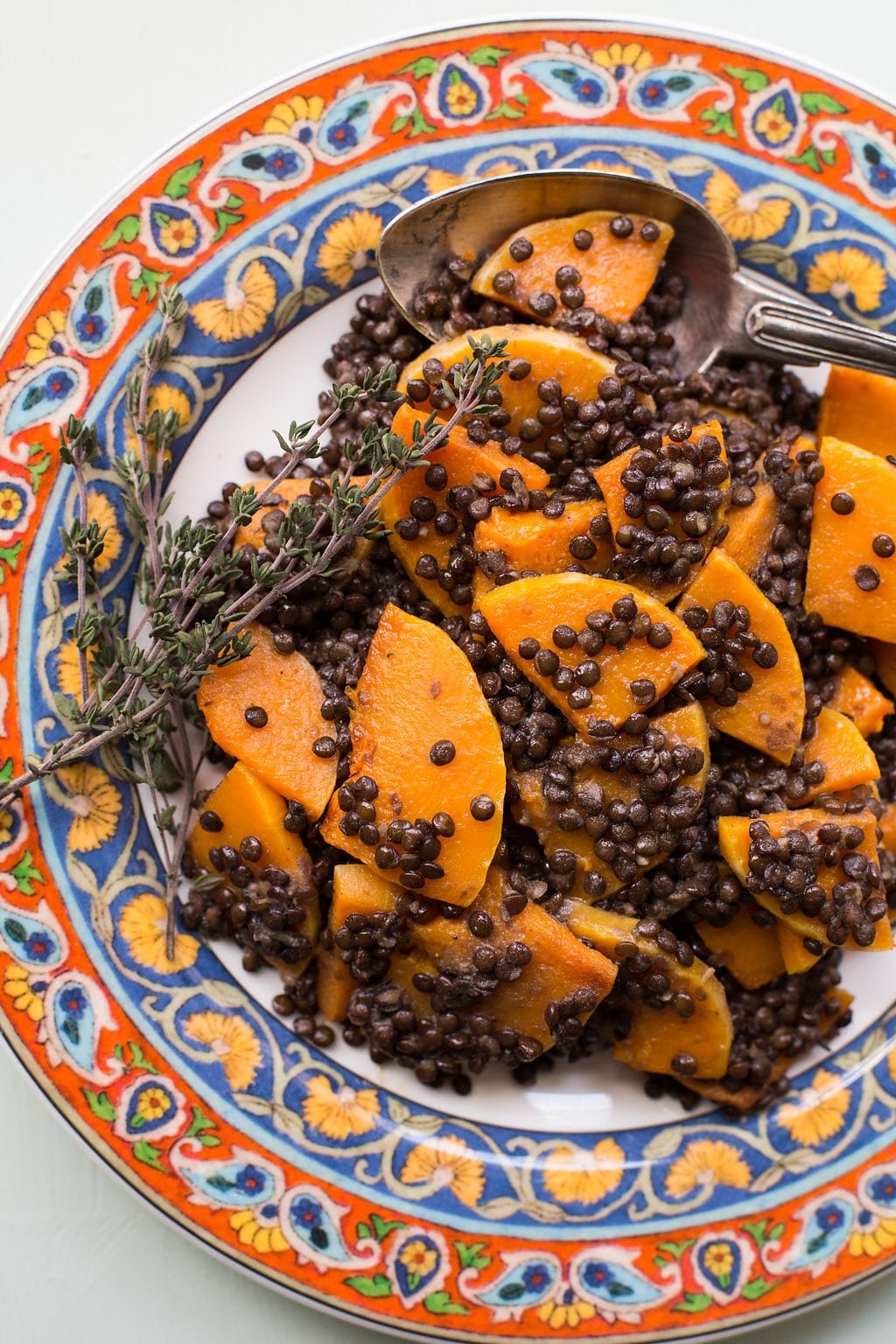 Black Lentil and Butternut Squash with Provencal Vinaigrette / Sarah Crowder / Katie Workman / themom100.com