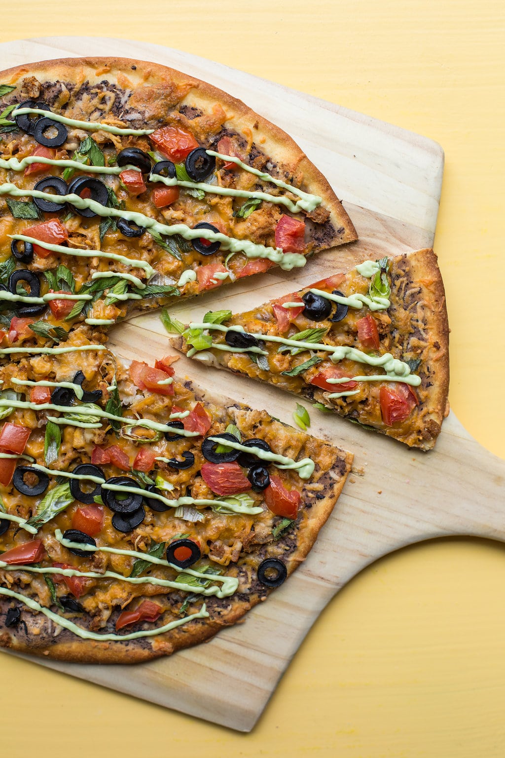 Mexican Pizza with Avocado Crema / Sarah Crowder / Katie Workman / themom100.com