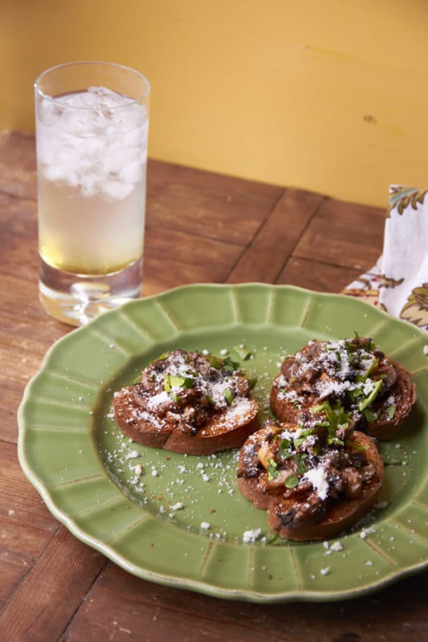 Creamy Mushrooms with Marsala Crostini / Mia / Katie Workman / themom100.com