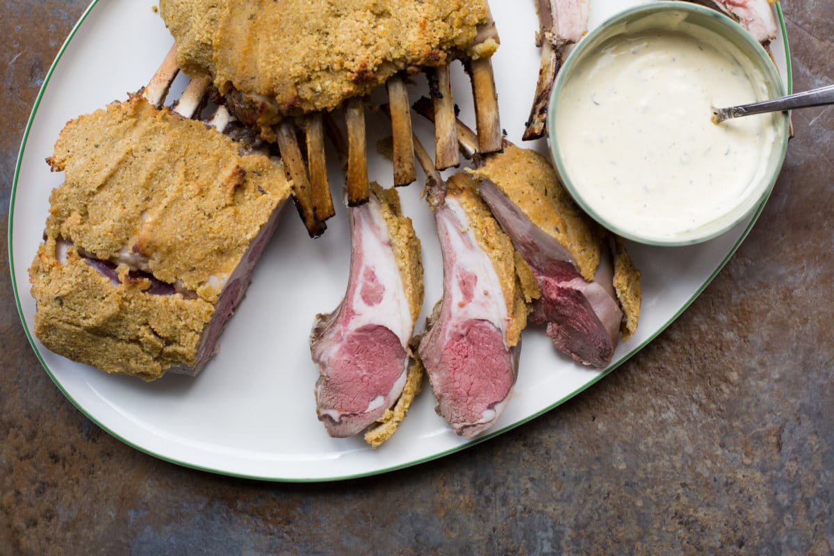 Orange Thyme Rack of Lamb Chops / Sarah Crowder / Katie Workman / themom100.com