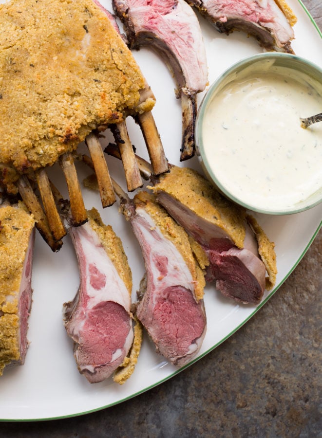 Orange Thyme Rack of Lamb Chops / Sarah Crowder / Katie Workman / themom100.com