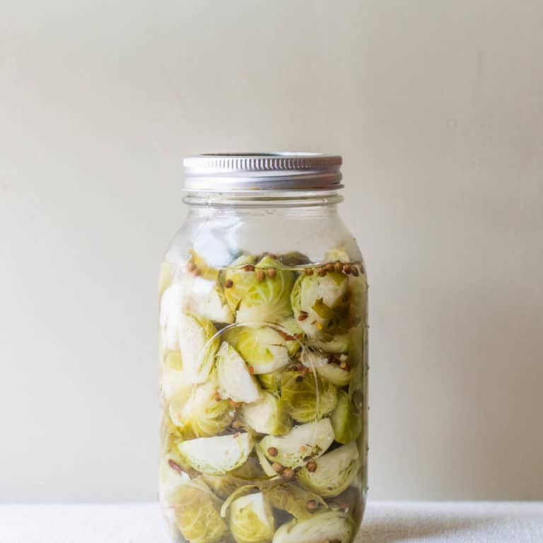 Pickled Brussels sprouts / Sarah Crowder / Katie Workman / themom100.com