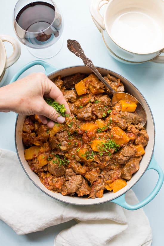 Moroccan Lamb and Butternut Squash Stew / Sarah Crowder / Katie Workman / themom100.com