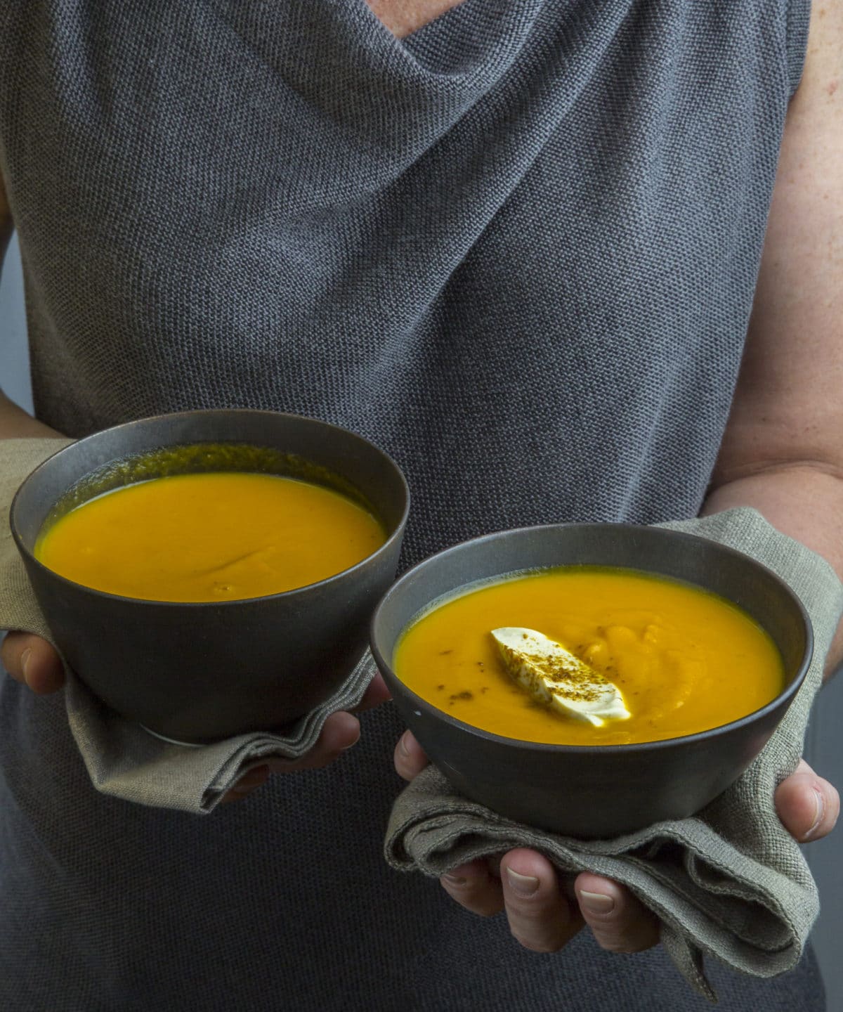 Indian Butternut Squash-Carrot Soup / Todd Coleman / Katie Workman / themom100.com