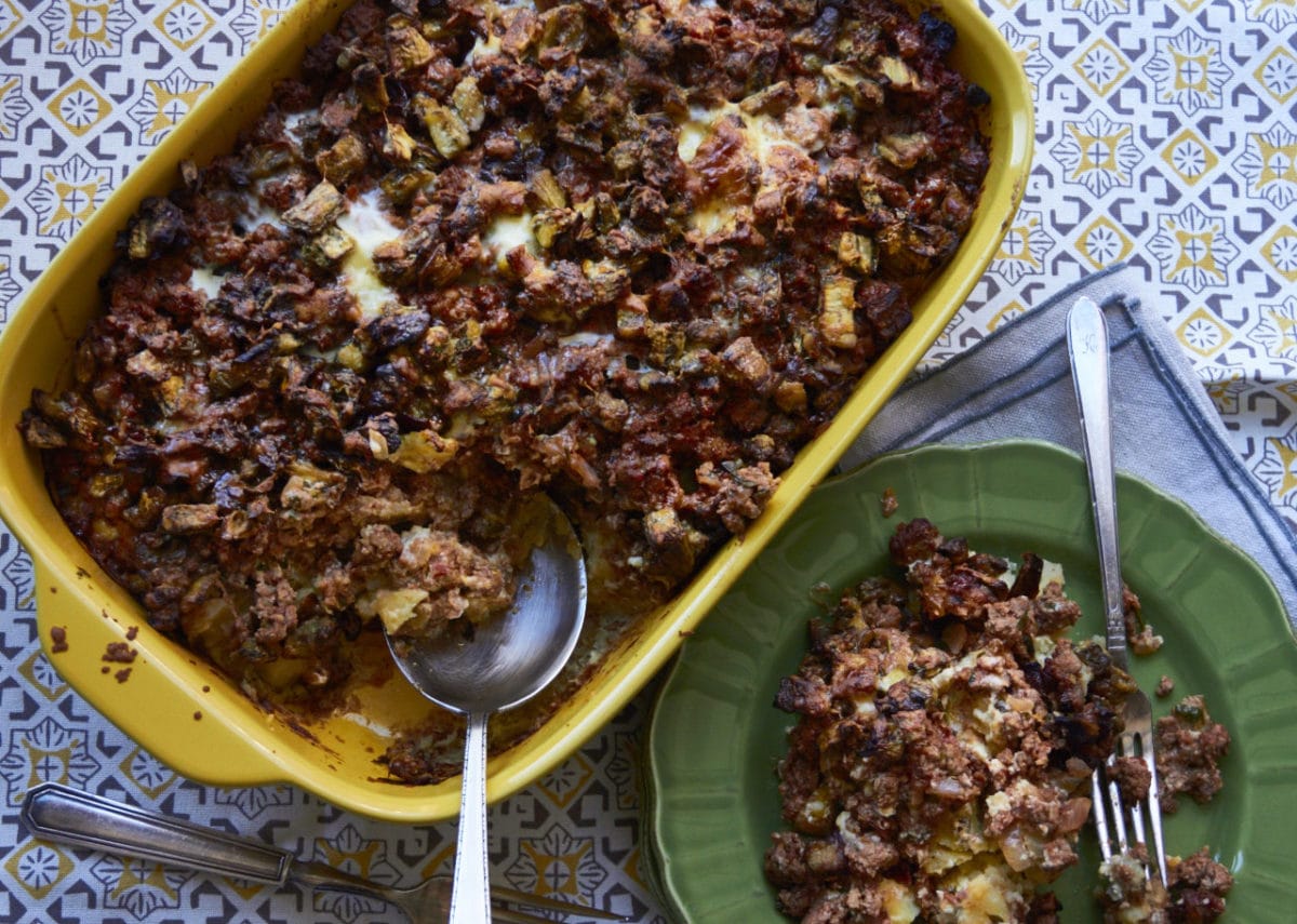 Shortcut Moussaka / Sarah Crowder / Katie Workman / themom100.com