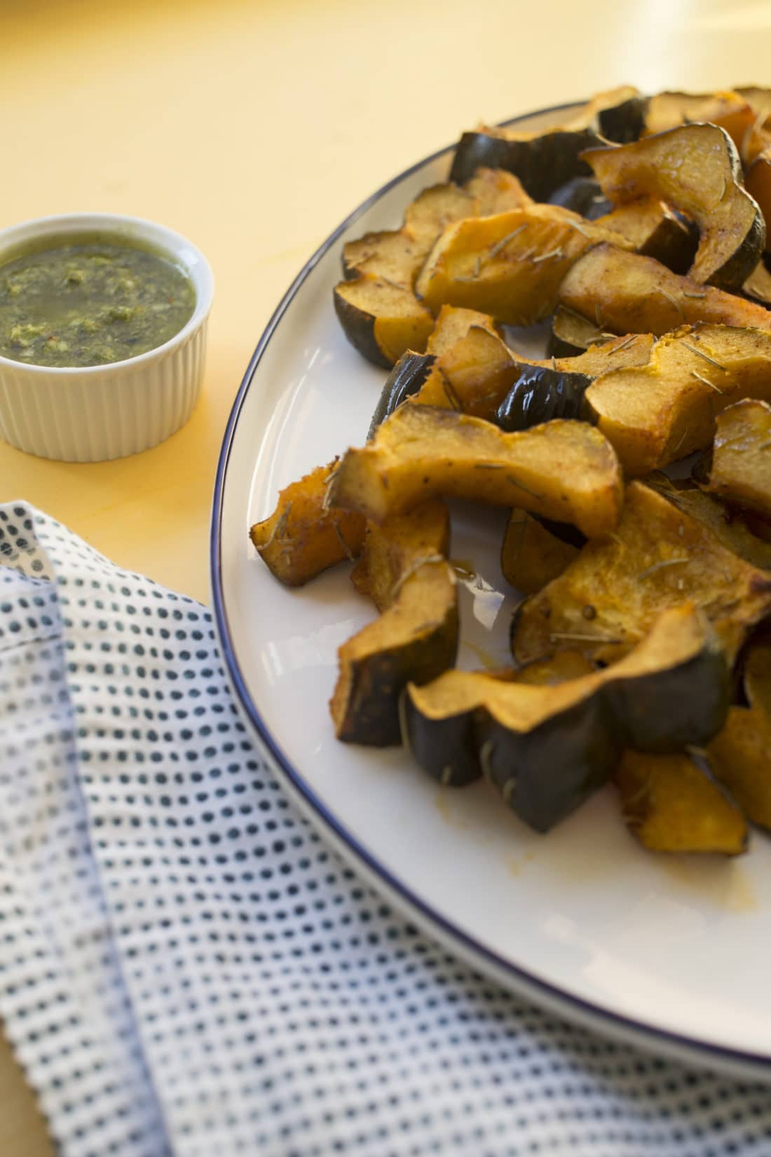 Baked Squash with Chili and Maple Syrup / Luci Beni / Katie Workman / themom100.com