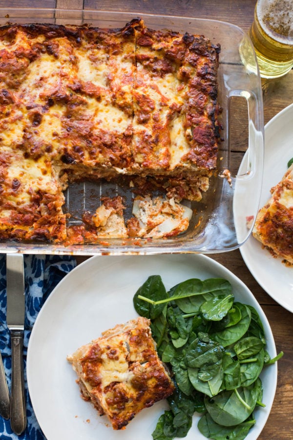 Classic Lasagna with Turkey Sausage / Sarah Crowder / Katie Workman / themom100.com