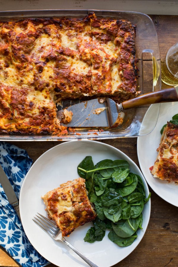 Classic Lasagna with Turkey Sausage / Sarah Crowder / Katie Workman / themom100.com