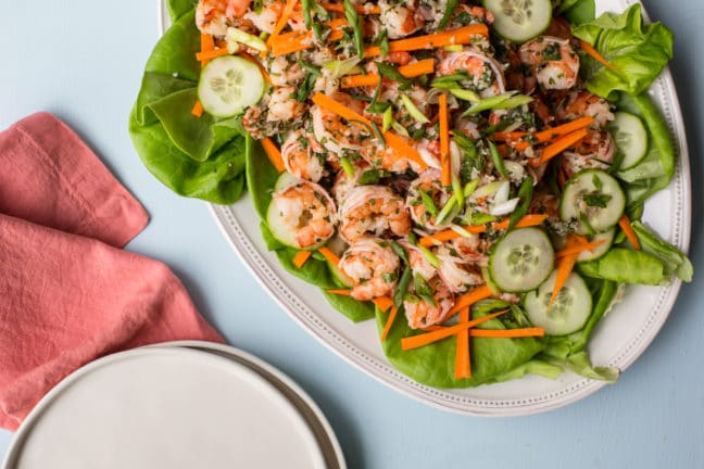 Vietnamese Shrimp Salad / Sarah Crowder / Katie Workman / themom100.com