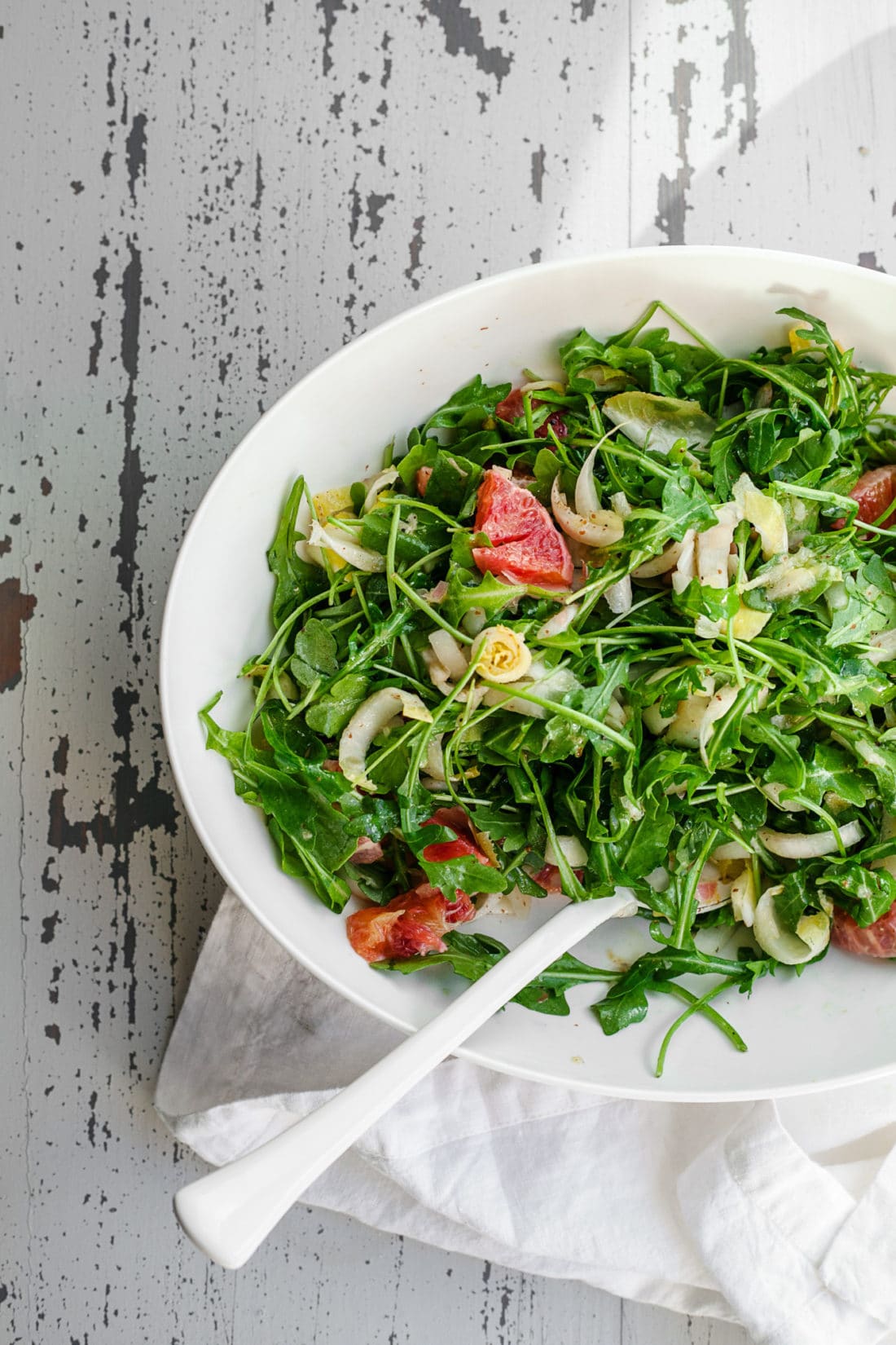 Endive Arugula and Orange Salad / Carrie Crow