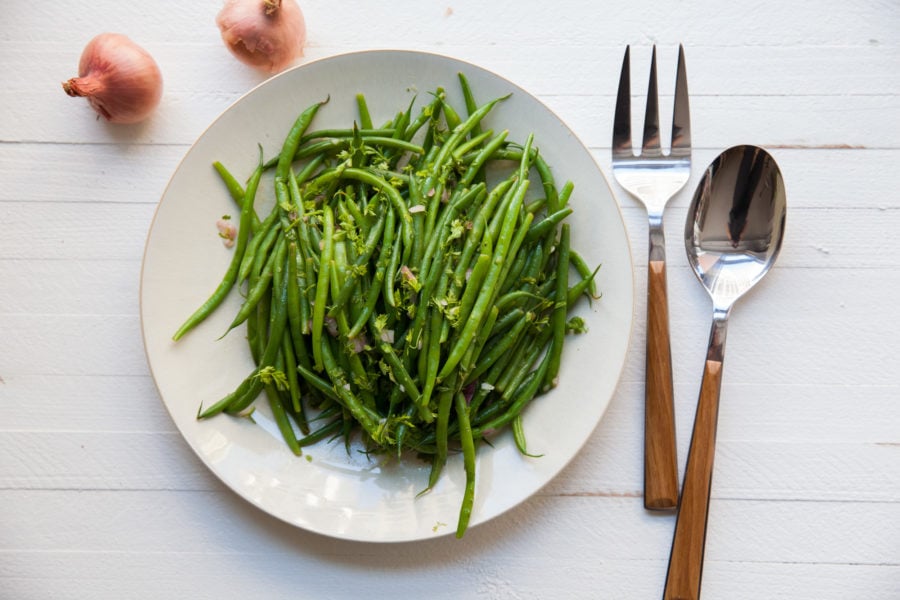 Green Beans with Chervil Vinaigrette / Carrie Crow / Katie Workman / themom100.com
